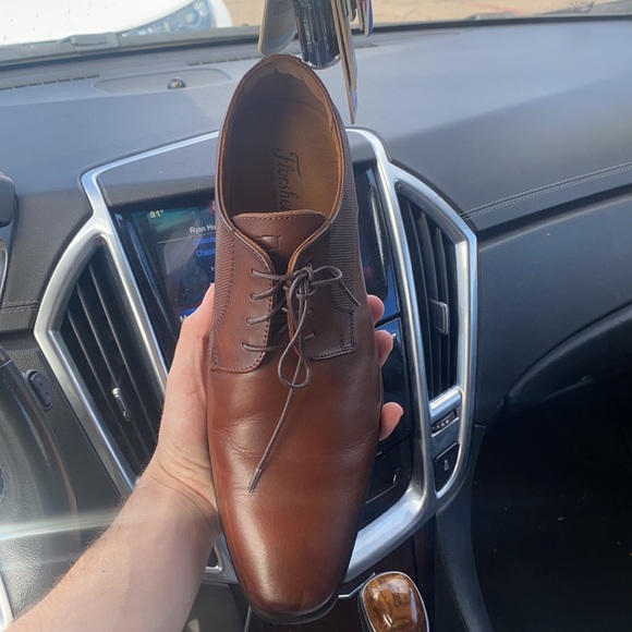 Brown Florsheim Dress Shoes (Oxfords) - Picture 4 of 5